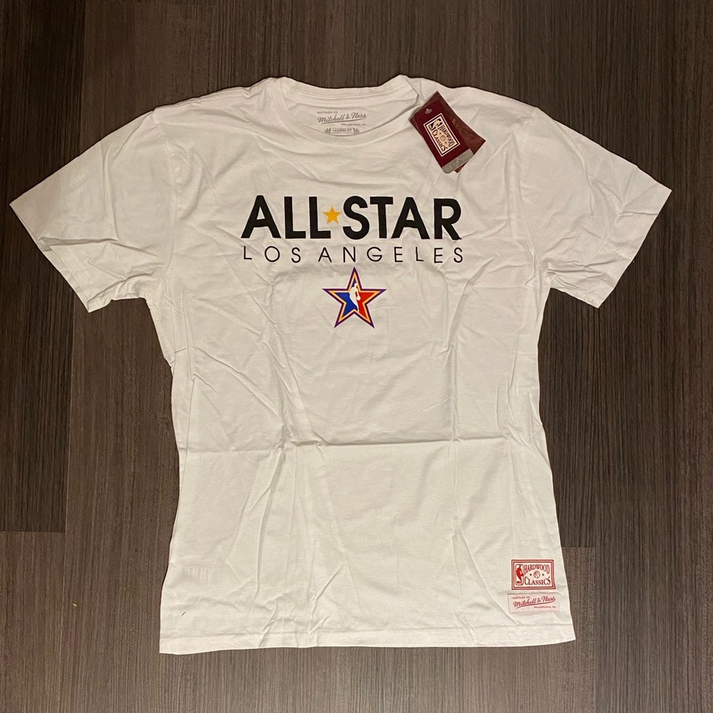 NWT Mitchell & Ness NBA All Star LA Game T-shirt